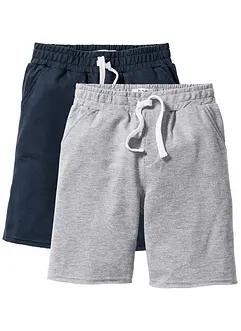 Bermuda in felpa (pacco da 2), bonprix
