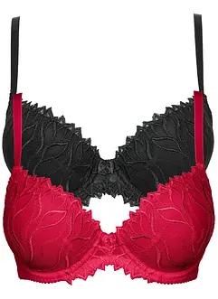 Reggiseno con coppe preformate e ferretto (pacco da 2), bonprix