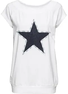 T-shirt con stella, bonprix