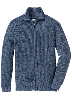 Cardigan a coste con cotone, bonprix