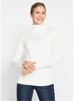 Maglione basic a collo alto, bonprix