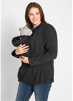 Giacca prémaman in softshell con inserto babywearing, regolabile in vita, bonprix