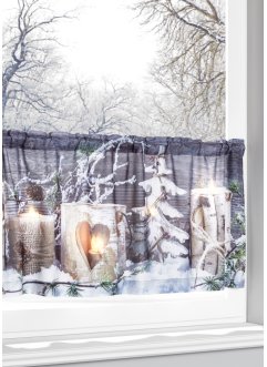 Tenda a vetro LED con stampa invernale, bpc living bonprix collection