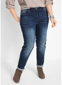 Jeans elasticizzati boyfriend, vita media, bonprix