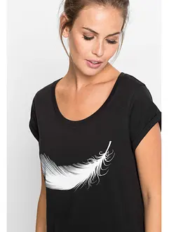 Camicia da notte corta in puro cotone biologico, bonprix