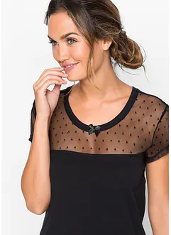 Camicia da notte corta in cotone biologico, bonprix