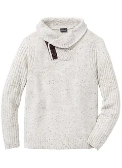 Maglione con collo a scialle, bonprix