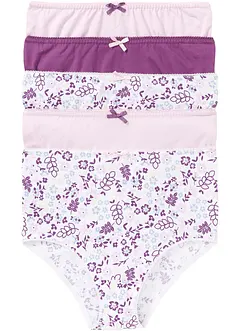 Slip a vita alta (pacco da 5), bonprix