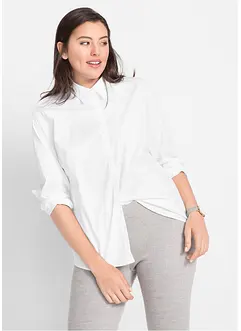 Camicia elasticizzata a maniche lunghe, bonprix