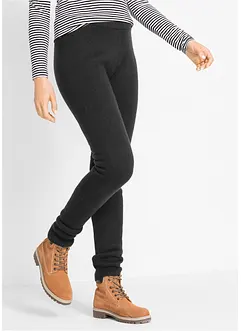 Leggings termici a costine con cinta a costine, bonprix