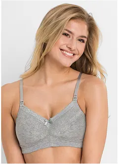 Reggiseno allattamento senza ferretto (pacco da 3) con cotone biologico, bonprix