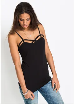 Top con spalline sottili (pacco da 2), bonprix