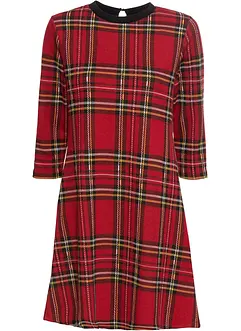 Miniabito jacquard a quadri, bonprix