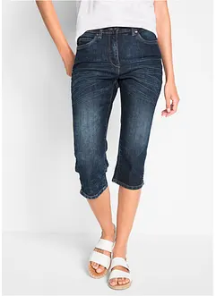 Jeans elasticizzati straight, a vita media, bonprix