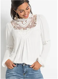 MUST HAVE: maglia con pizzo, bonprix