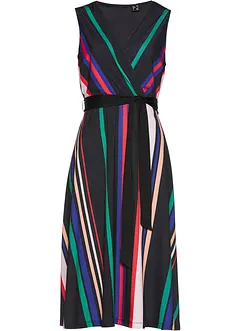 Abito in maglina con cintura da annodare, bonprix