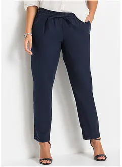 Pantaloni in misto lino, bonprix