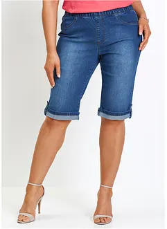 Bermuda di jeans con elastico, bonprix