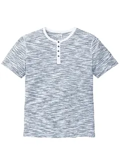 Maglia serafino a maniche corte, bonprix