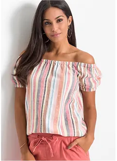 Blusa con spalle scoperte, bonprix