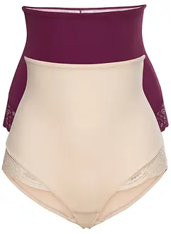 Culotte con effetto modellante leggero (pacco da 2), bonprix