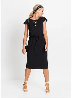 Abito midi in jersey di viscosa elasticizzata, bonprix