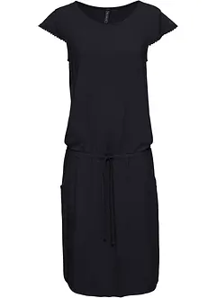 Abito midi in jersey di viscosa elasticizzata, bonprix