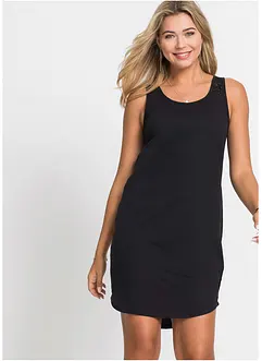 Abito in maglina di cotone con pizzo, bonprix