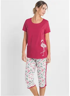 Pigiama con pinocchietto, bonprix