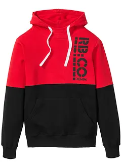 Felpa con cappuccio, slim fit, bonprix