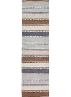 Tappeto kilim a righe in colori naturali delicati, bonprix