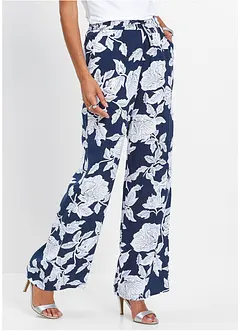 Pantaloni a palazzo in viscosa fluente, bonprix
