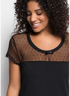 Camicia da notte corta in cotone biologico, bonprix