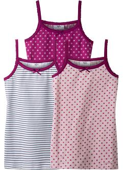 Canotta (pacco da 3) in cotone biologico, bpc bonprix collection