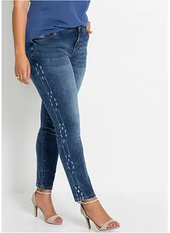 Jeans skinny elasticizzati, vita media, bonprix