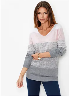 Maglione lungo con cachemire, bonprix