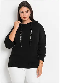 Maglione con cappuccio, bonprix