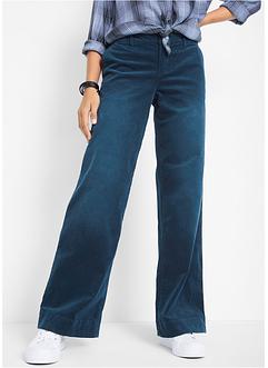 Pantaloni di velluto elasticizzati, wide leg, John Baner JEANSWEAR