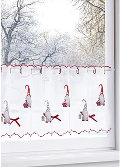 Tenda a vetro con ricamo natalizio, bonprix