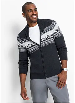 Cardigan norvegese con cotone, bonprix