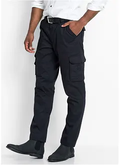 Pantaloni cargo termici con Teflon loose fit straight, bonprix