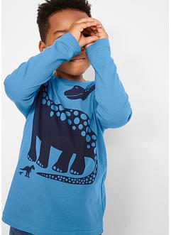 Maglia a maniche lunghe con dinosauro, bpc bonprix collection