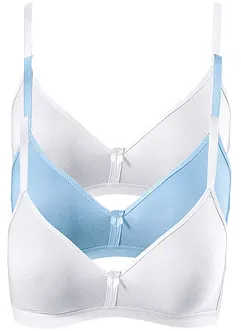 Reggiseno senza ferretto con cotone biologico (pacco da 3), bonprix