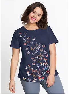 T-shirt con farfalle, bonprix