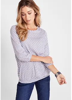 Maglia fantasia con maniche a 3/4 (pacco da 2), bonprix