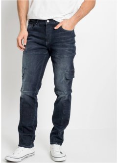 Jeans elasticizzati cargo slim fit straight, John Baner JEANSWEAR