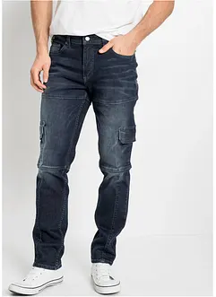 Jeans elasticizzati cargo slim fit, straight, bonprix