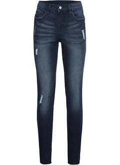 Jeans skinny elasticizzati, vita media, bonprix