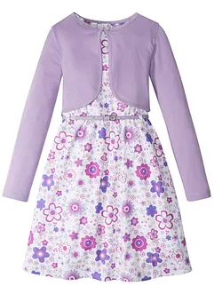 Abito, cintura e bolero (set 3 pezzi), bonprix