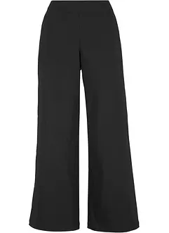 Pantaloni culotte in bengalina con cinta larga elasticizzata, bonprix